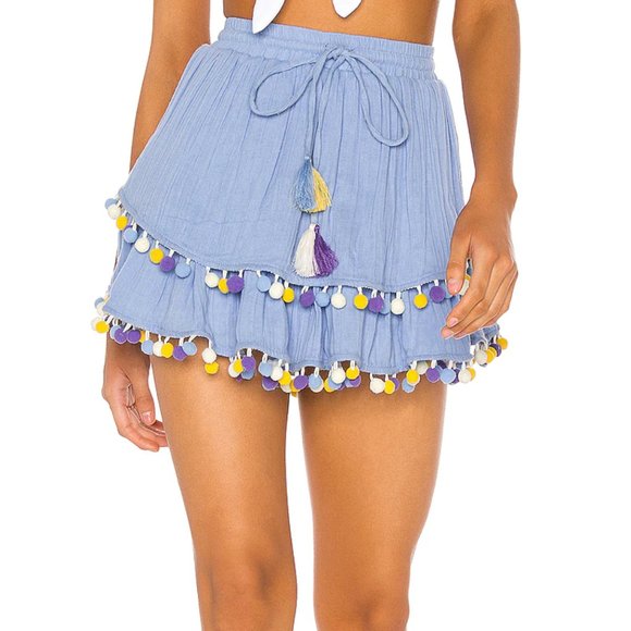 MAJORELLE Dresses & Skirts - Majorelle Pom Pom Calypso Skirt